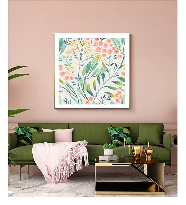 Botanicals Wall Art White Frame - Staunton and Henry