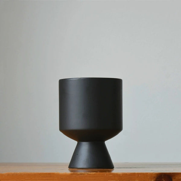 Monochrome Midcentury Modern Plant Pots - Staunton and Henry