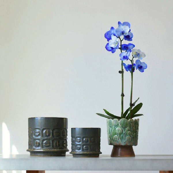Nordic Style Textured Ceramic Plant Pot - Staunton and Henry