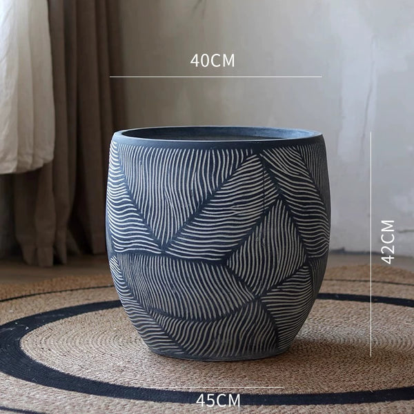 Textured Organic Modern Plant Pot - Staunton and Henry