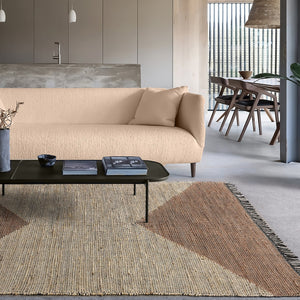 Aros Brown and Beige Jute Rug - Staunton and Henry