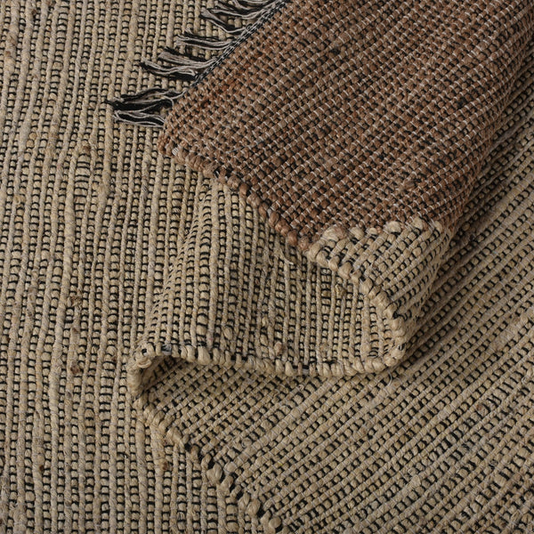 Aros Brown and Beige Jute Rug - Staunton and Henry