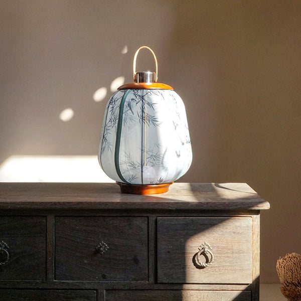 LED Battery Modern Chinese Lantern - Staunton and Henry