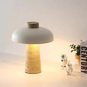 Mushroom Stone Base Table Lamp - Staunton and Henry