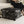 Load image into Gallery viewer, Kuro Black and Gray Embroidered Pouf - Staunton and Henry