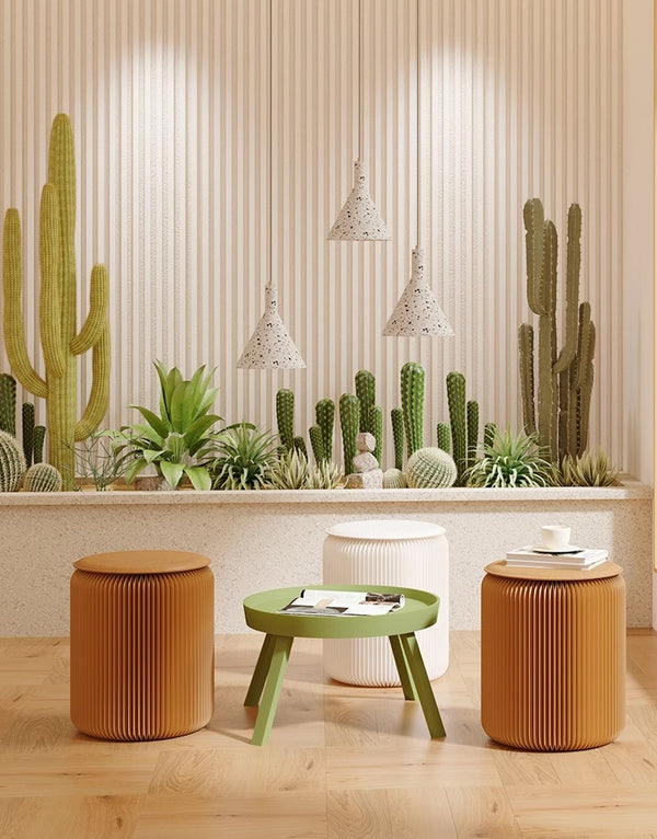 Expandable Honeycomb Kraft Paper Stool - Staunton and Henry