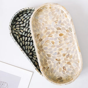 Oval Mother of Pearl Decorative Tray - Staunton and Henry