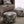 Load image into Gallery viewer, Kuro Black and Gray Embroidered Pouf - Staunton and Henry