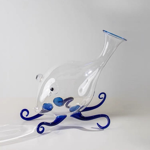 Octopus glass decanter - Staunton and Henry