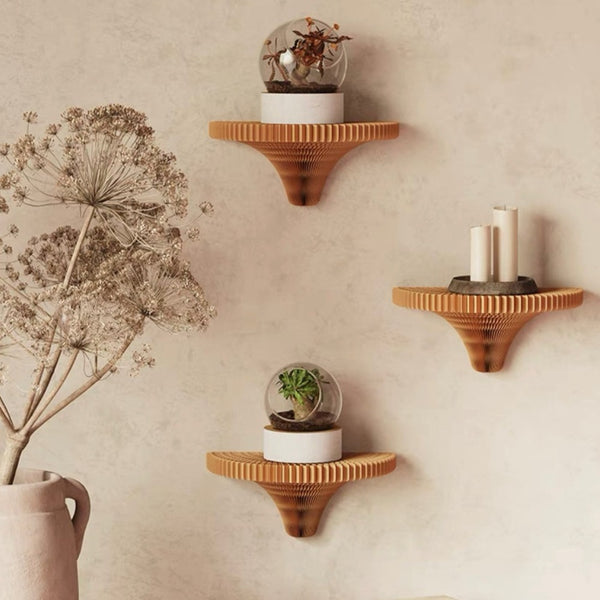 Expandable Honeycomb Kraft Paper Wall Shelves - Staunton and Henry