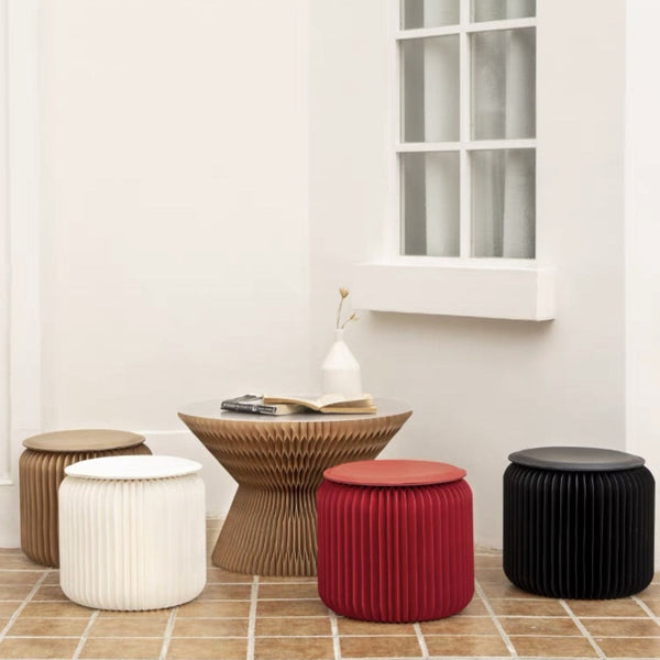 Expandable Honeycomb Kraft Paper Stool - Staunton and Henry