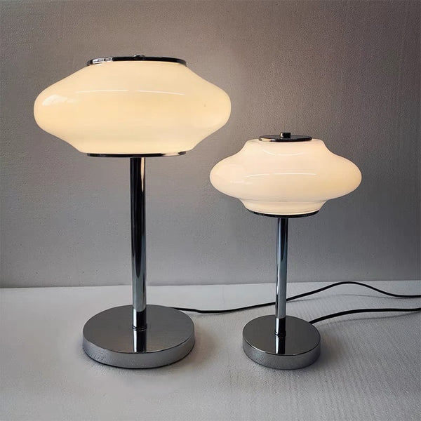 Opaque Glass Bauhaus Table Lamp - Staunton and Henry