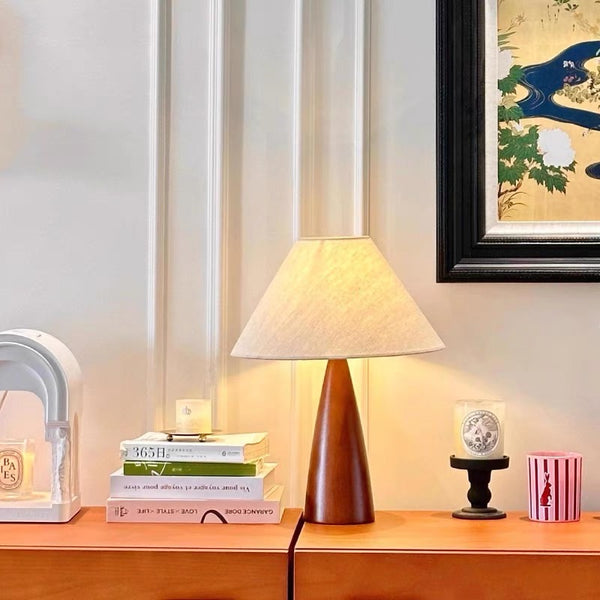 Minimalist Wood Base Table Lamp - Staunton and Henry