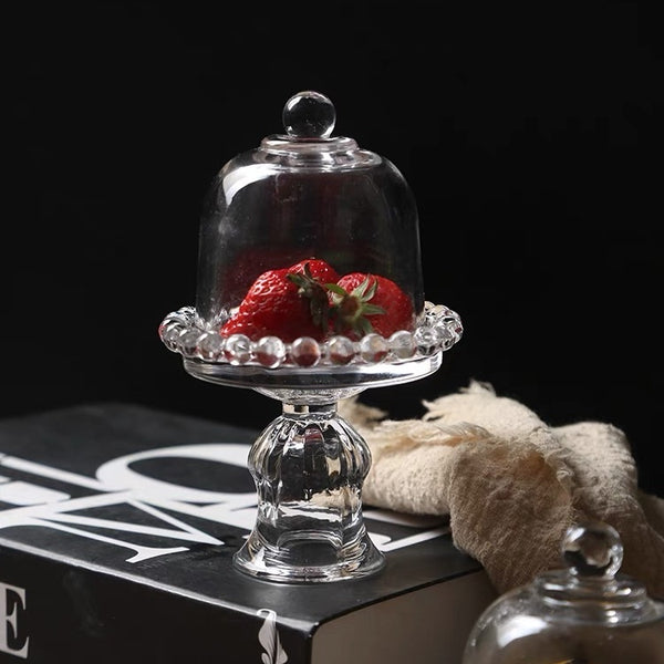 Mini Glass Cake Dome and Footed Stand - Staunton and Henry