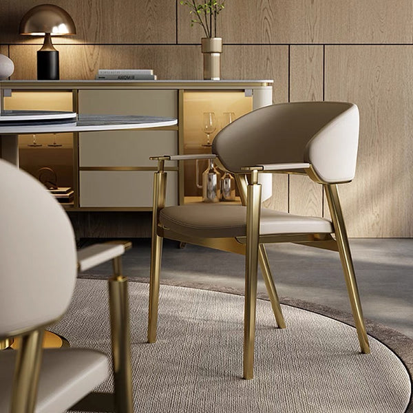 Millie Velvet Dining Chairs with Gold Legs (Set of 2) - Staunton and Henry