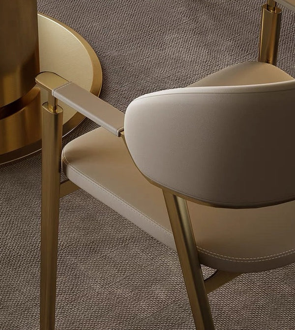 Millie Velvet Dining Chairs with Gold Legs (Set of 2) - Staunton and Henry