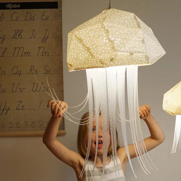 Jelly Fish Origami Ceiling Light - Staunton and Henry