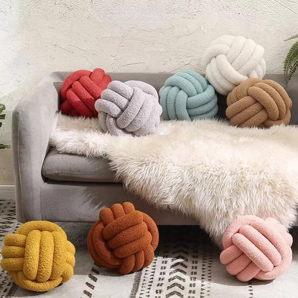 Boucle Knot Cushions