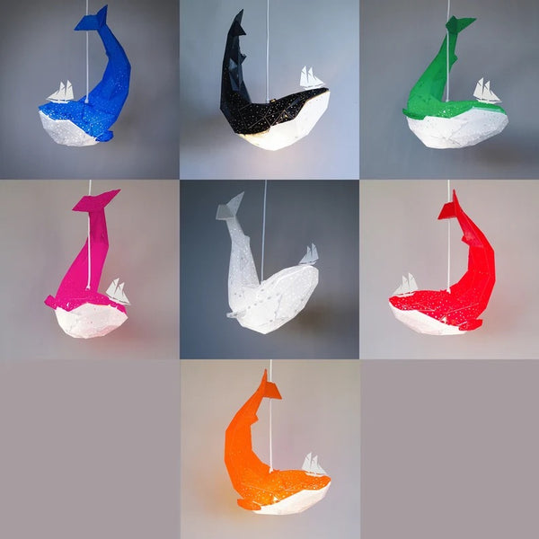 Whale Origami Ceiling Light - Staunton and Henry