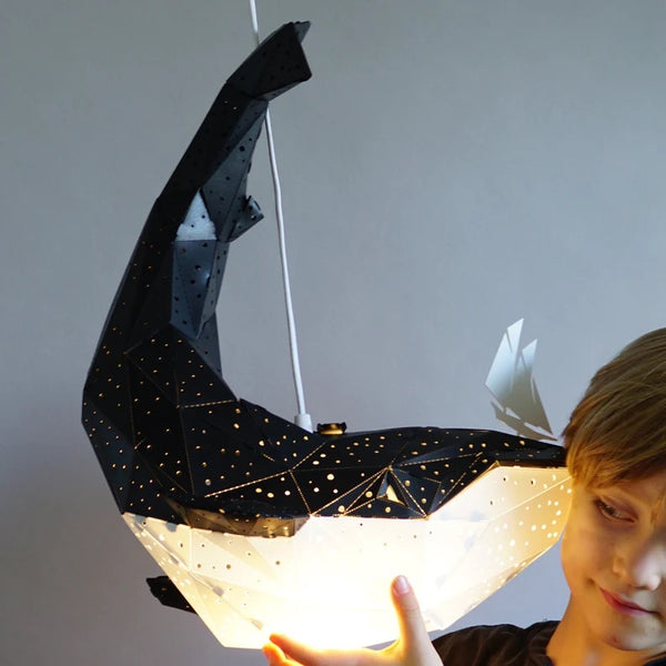 Whale Origami Ceiling Light - Staunton and Henry