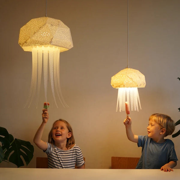Jelly Fish Origami Ceiling Light - Staunton and Henry