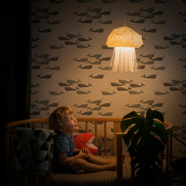 Jelly Fish Origami Ceiling Light - Staunton and Henry