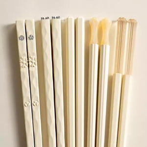 Modern Cream White Chopsticks - Staunton and Henry