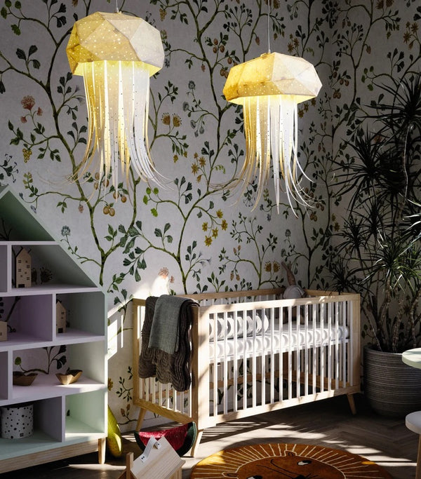 Jelly Fish Origami Ceiling Light - Staunton and Henry