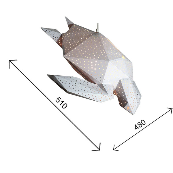 Sea Turtle Origami Ceiling Light - Staunton and Henry