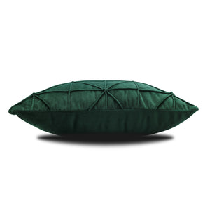 Emerald Green Geometric Throw Cushion - Staunton and Henry