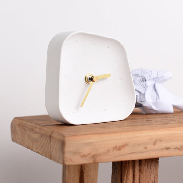 Asymetrical Modern Table Clock - Staunton and Henry