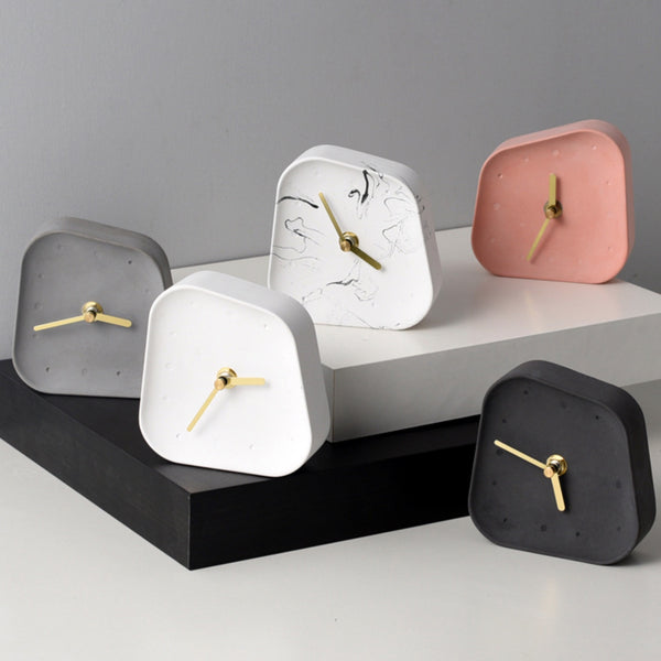 Asymetrical Modern Table Clock - Staunton and Henry