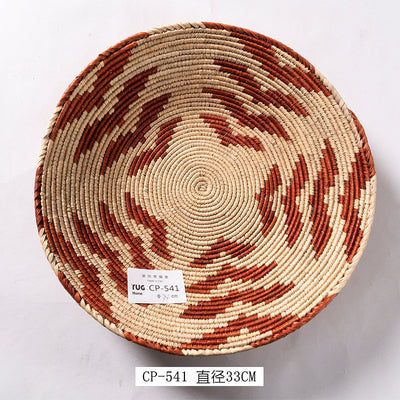 Decorative Tribal Woven Straw Bowls - Staunton and Henry
