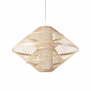 Modern Japanese Bamboo Lantern Chandelier - Staunton and Henry