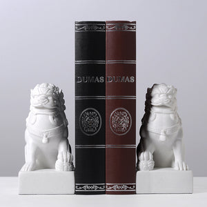 White Foo Dogs - Set of 2 - Staunton and Henry