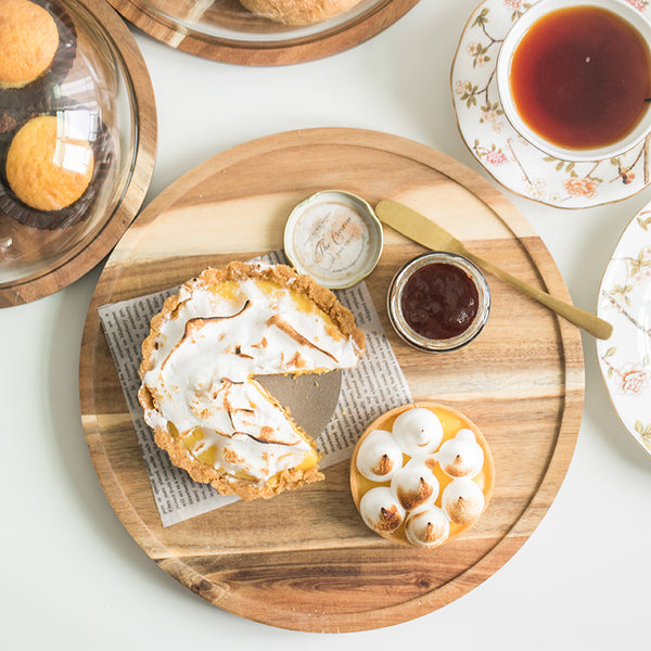 Wooden Cake Plate With Dome - Staunton and Henry