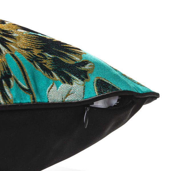 Teal Oriental Throw Cushion - Staunton and Henry