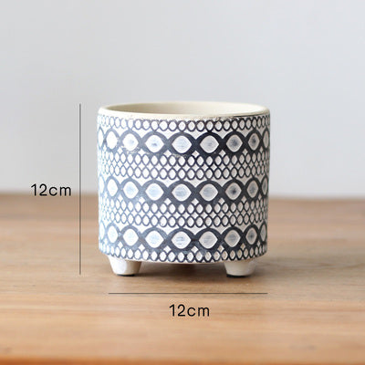 Modern Monochrome Plant Pots - Staunton and Henry