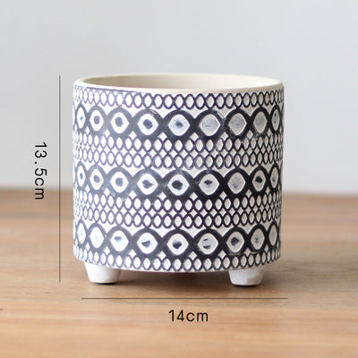 Modern Monochrome Plant Pots - Staunton and Henry