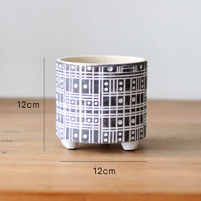 Modern Monochrome Plant Pots - Staunton and Henry