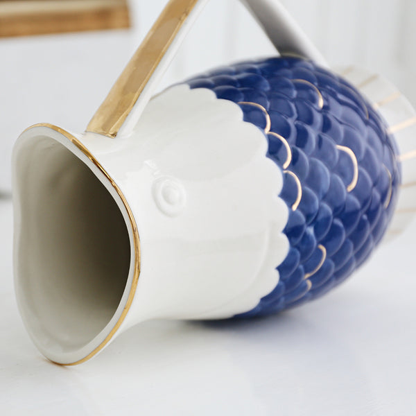 Hilda Hand Painted Ceramic Water Jug - Staunton and Henry