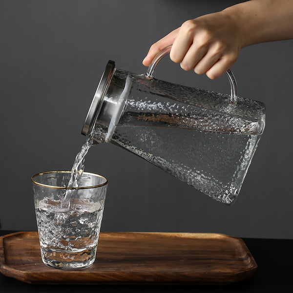 Miyake Dimpled Glass Water Jug - Staunton and Henry