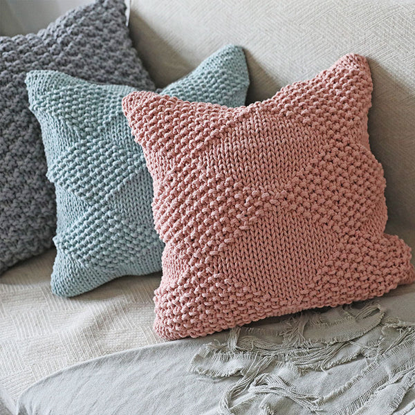 Nordic Chunky Weave Throw Cushion Cover - Staunton and Henry