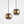 Load image into Gallery viewer, Modern Gold and Smokey Glass Pendant Light - Staunton and Henry
