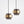 Load image into Gallery viewer, Modern Gold and Smokey Glass Pendant Light - Staunton and Henry
