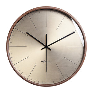 Gold Bauhaus Style Wall Clock - Staunton and Henry