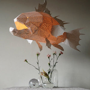 Grouper Fish Origami Ceiling Light - Staunton and Henry