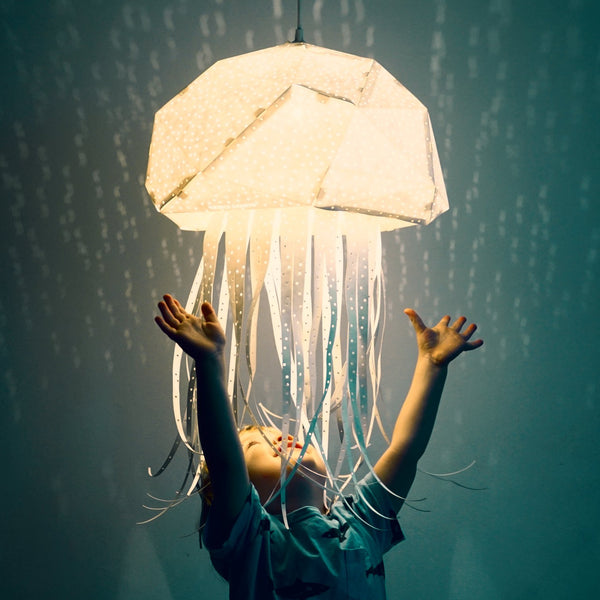 Jelly Fish Origami Ceiling Light - Staunton and Henry
