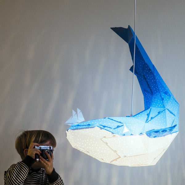 Whale Origami Ceiling Light - Staunton and Henry