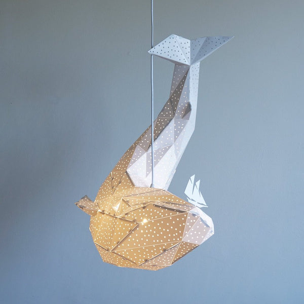 Whale Origami Ceiling Light - Staunton and Henry
